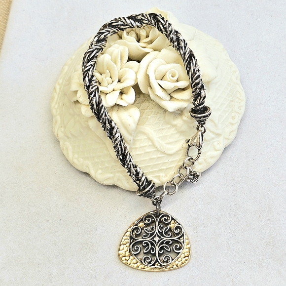 Brighton Highland Park Bracelet with Two-Tone Two-Piece Charm - Picture 6 of 16